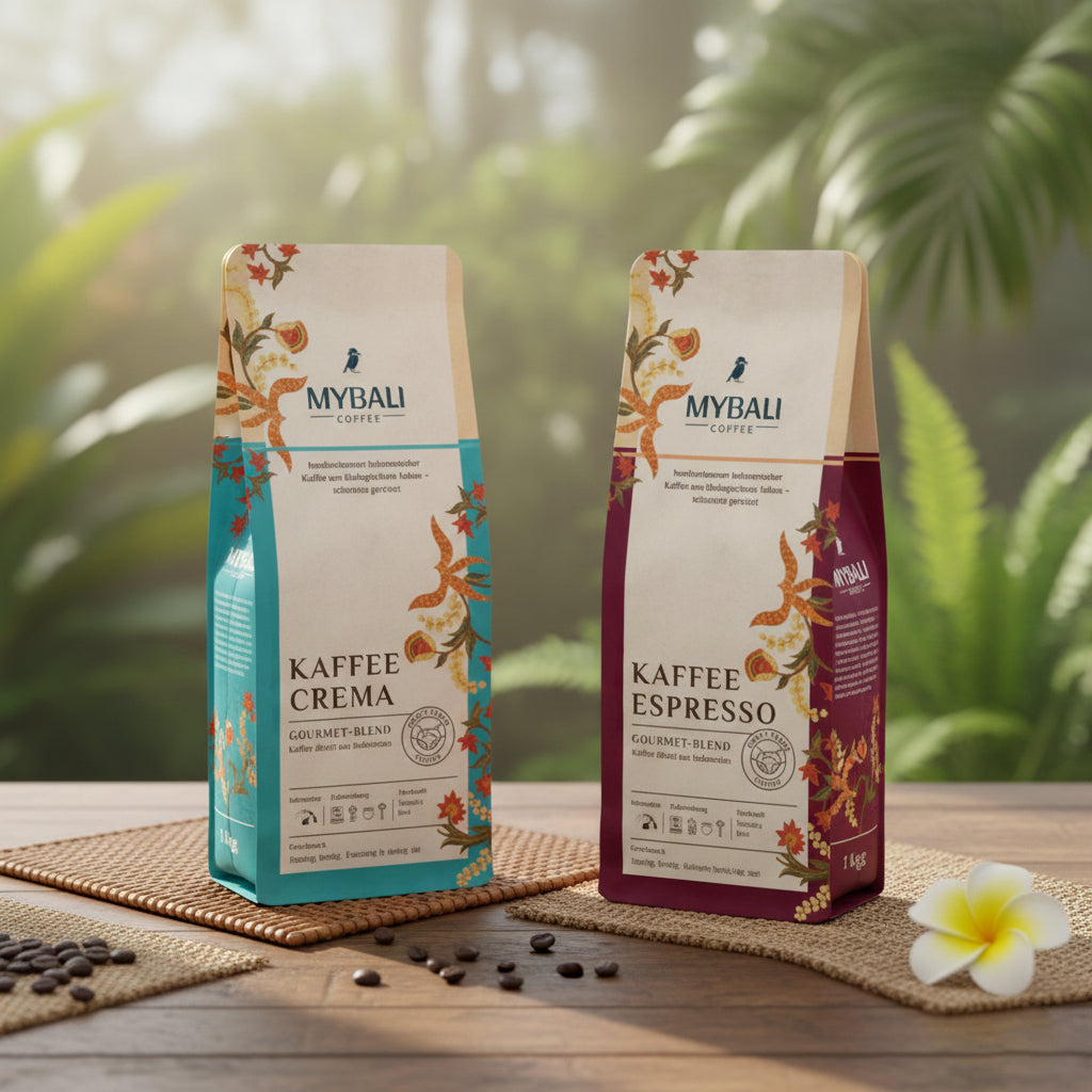 MYBALI Coffee – CLASSIC SET XXL Vorteilspaket (2 × 1 kg) – Ganze Bohnen