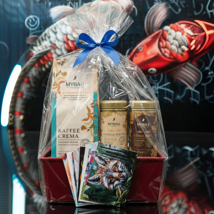 MYBALI Geschenkkorb Rot – Premium Geschenkset & Präsentkorb für jeden Anlass