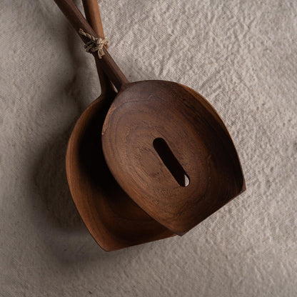 Teakholz Salatbesteck 30cm