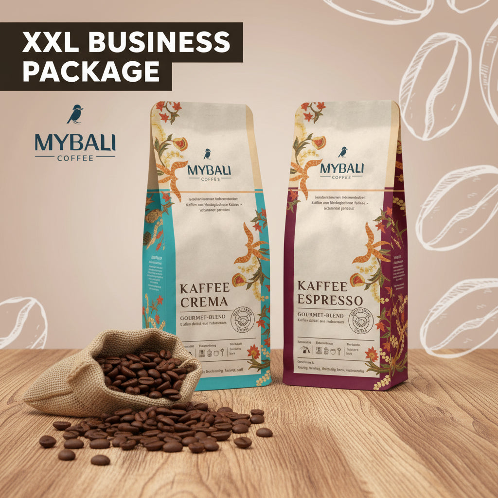 MYBALI Coffee – Crema oder Espresso Kaffee – 5 kg Businesspaket