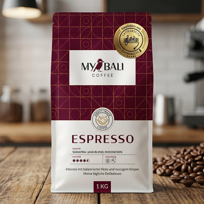 MYBALI Coffee – Espresso – Intensiver Arabica Kaffee