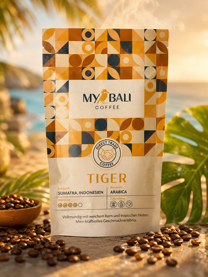 MYBALI Coffee – Tiger – vollmundiger Arabica Kaffee
