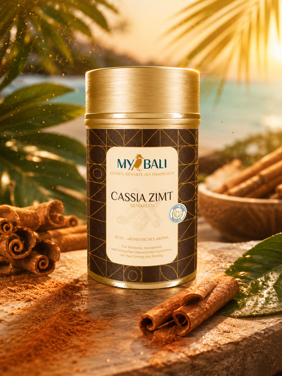 MYBALI Food – Cassia Zimt (gemahlen) - Premium Gewürz