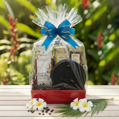 MYBALI Geschenkkorb Rot – Premium Geschenkset & Präsentkorb für jeden Anlass